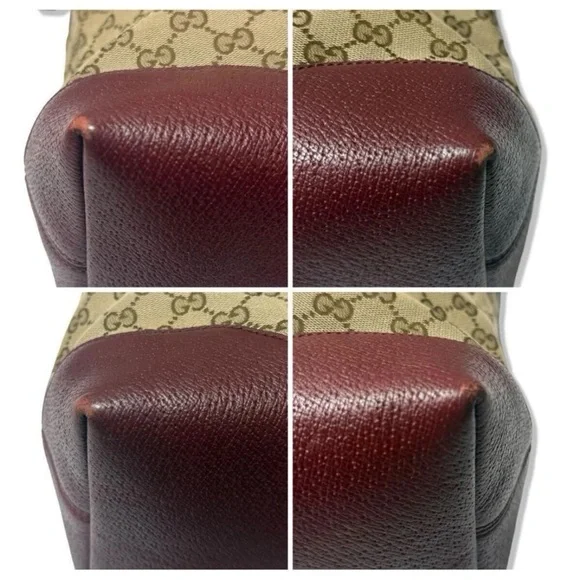 Gucci Beige and Burgundy Women's Bag - Picture 9 of 11